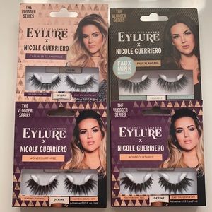 Eylure x Nicole Guerriero vlogger series lashes (bundle).